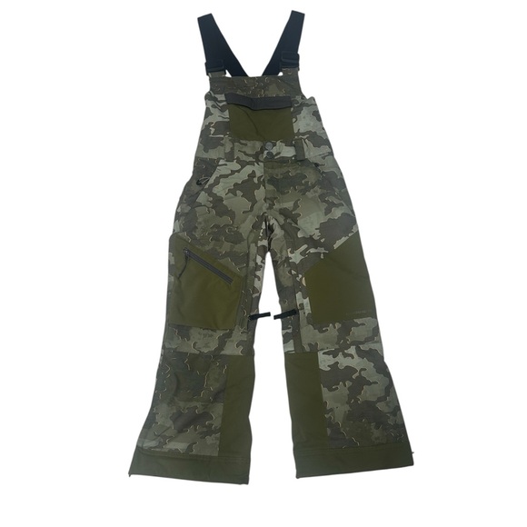 Obermeyer Ski Winter Pants Overall Green Size Kids XS 6/7 - Picture 1 of 4
